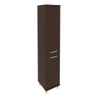 Шкаф высокий узкий левый First KSU-1.3(L) (венге Цаво)